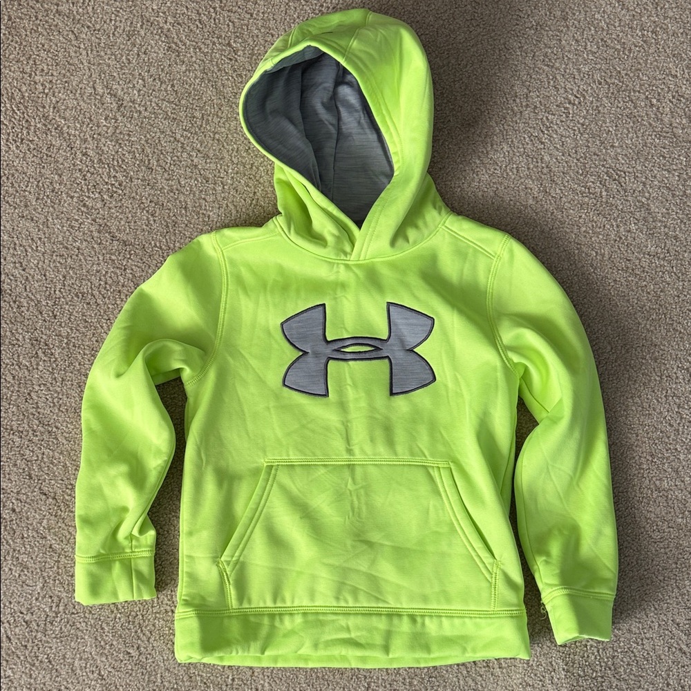 Under Armour Storm Kids Bright Lime Hoodie